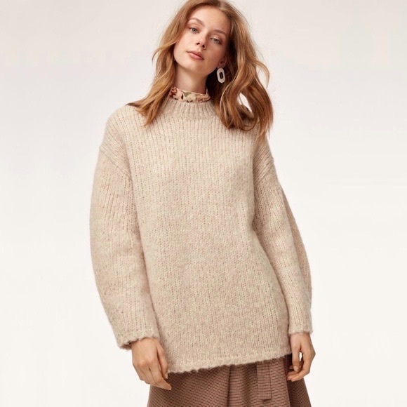 Wilfred Sweaters - Aritzia Wilfred Thierry Sweater - Bone - Size M